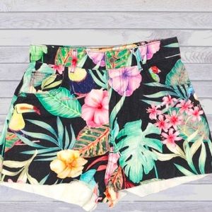 Zara Shorts trf collection tropical , Size- 4